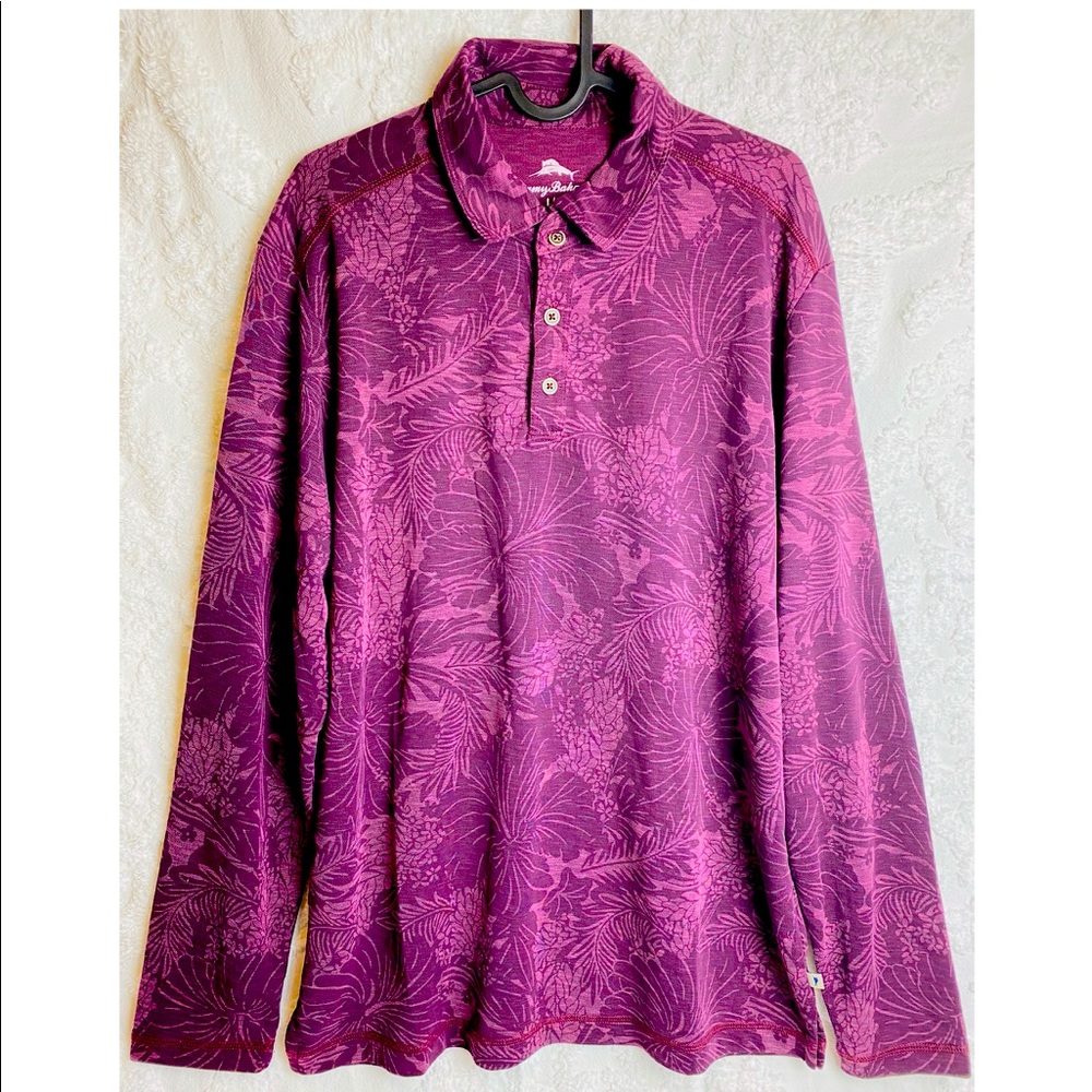 Tommy Bahama long sleeve polo shirt